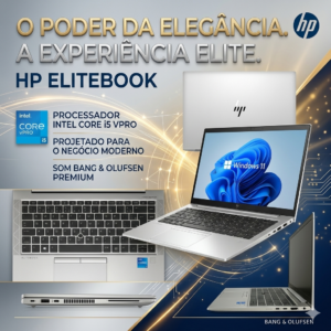 Notebook HP ELITEBOOK CORE I5  11 GER.  16GB MEMÓRIA RAM  512 GB SSD NVME ULTRA RÁPIDO  WINDOWS 11 + OFFICE OEM GARANTIA 12 MESES
