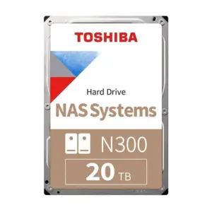 HD Interno Toshiba N300 Pro 20TB, SATAIII, 512MB, 3.5", Para Servidor - Hdwg62axzstb